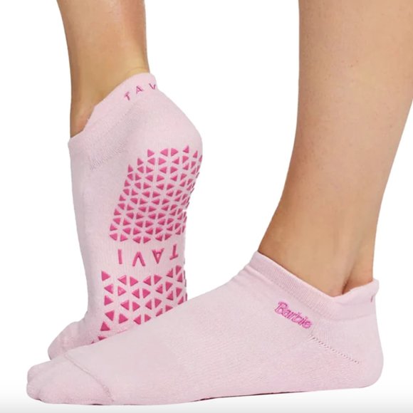 TAVI Barbie Grip Socks - New With Tags - Barre Socks - Ankle Height - Great Gift - Picture 1 of 3